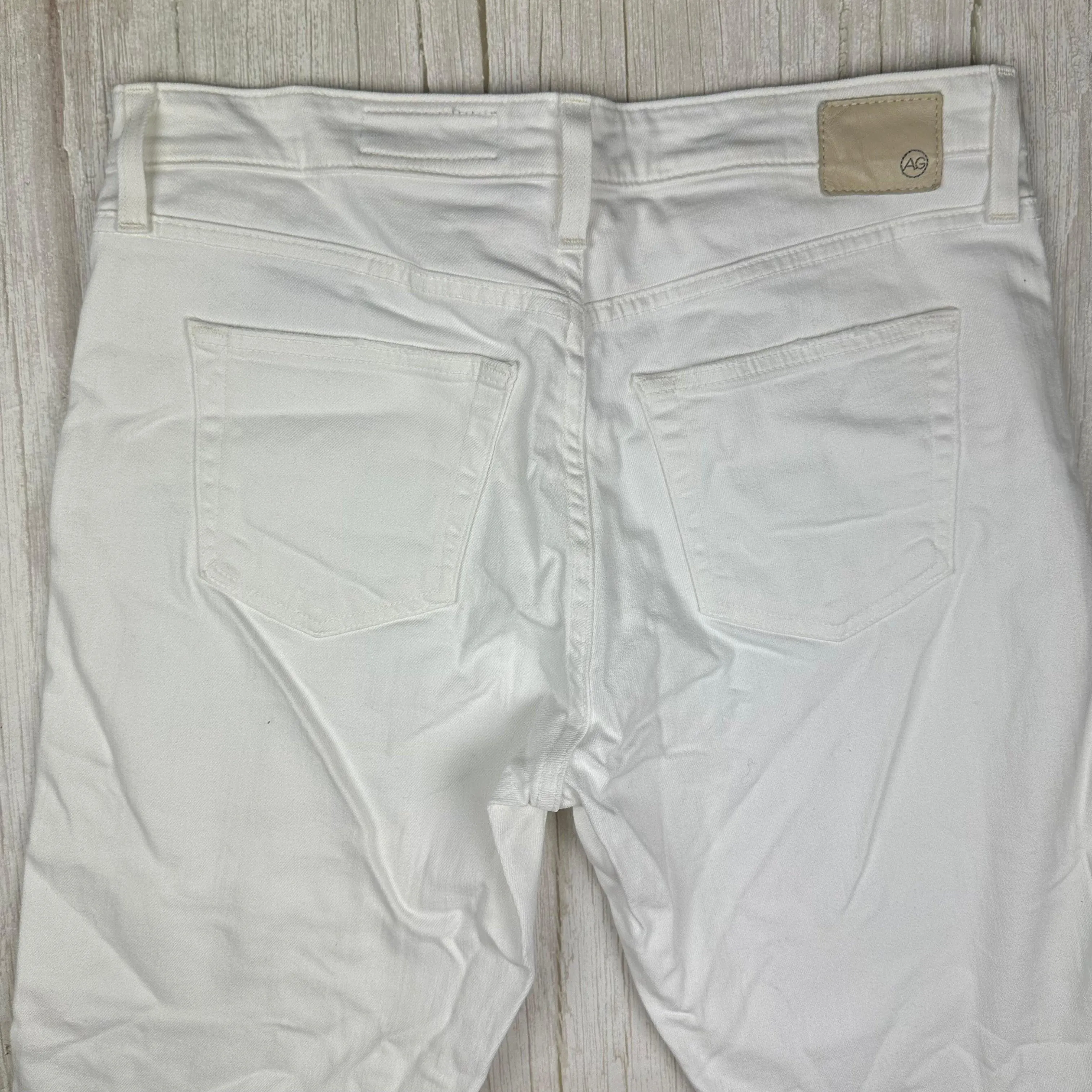 AG Adriano Goldschmied 'Ex-Boyfriend Slim' White Jeans - Size 29R