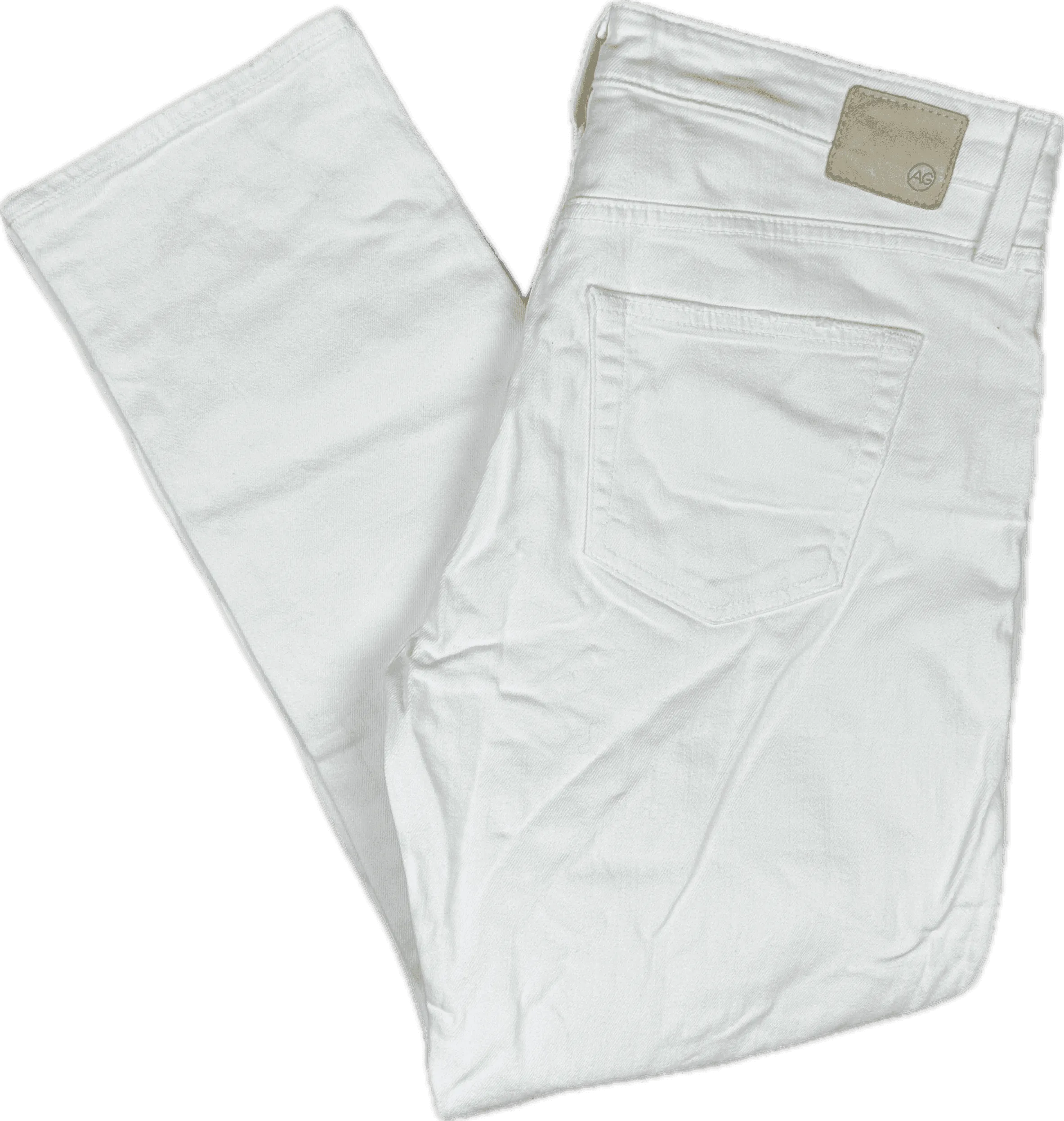 AG Adriano Goldschmied 'Ex-Boyfriend Slim' White Jeans - Size 29R