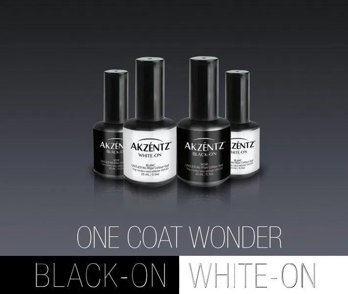 Akzentz Black-On No-Cleanse Top Color for Chrome