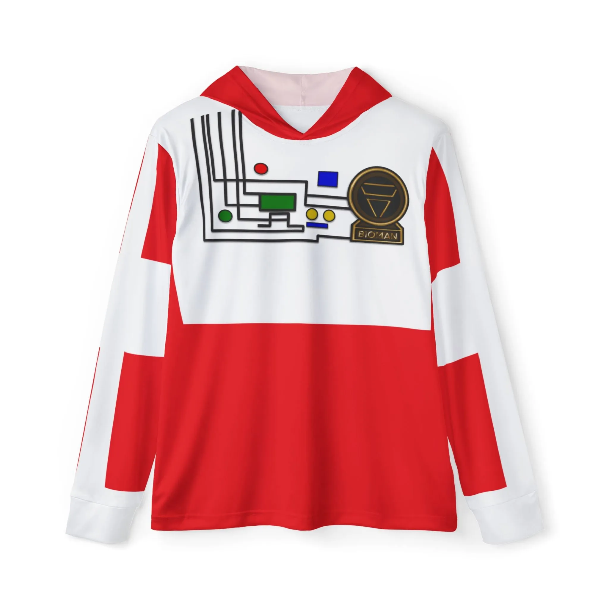 Bioman Hoodie (Full Print) Super Sentai T Shirt Custom Graphic Art Cosplay Shirts Power Rangers Retro Vintage 90s Tee