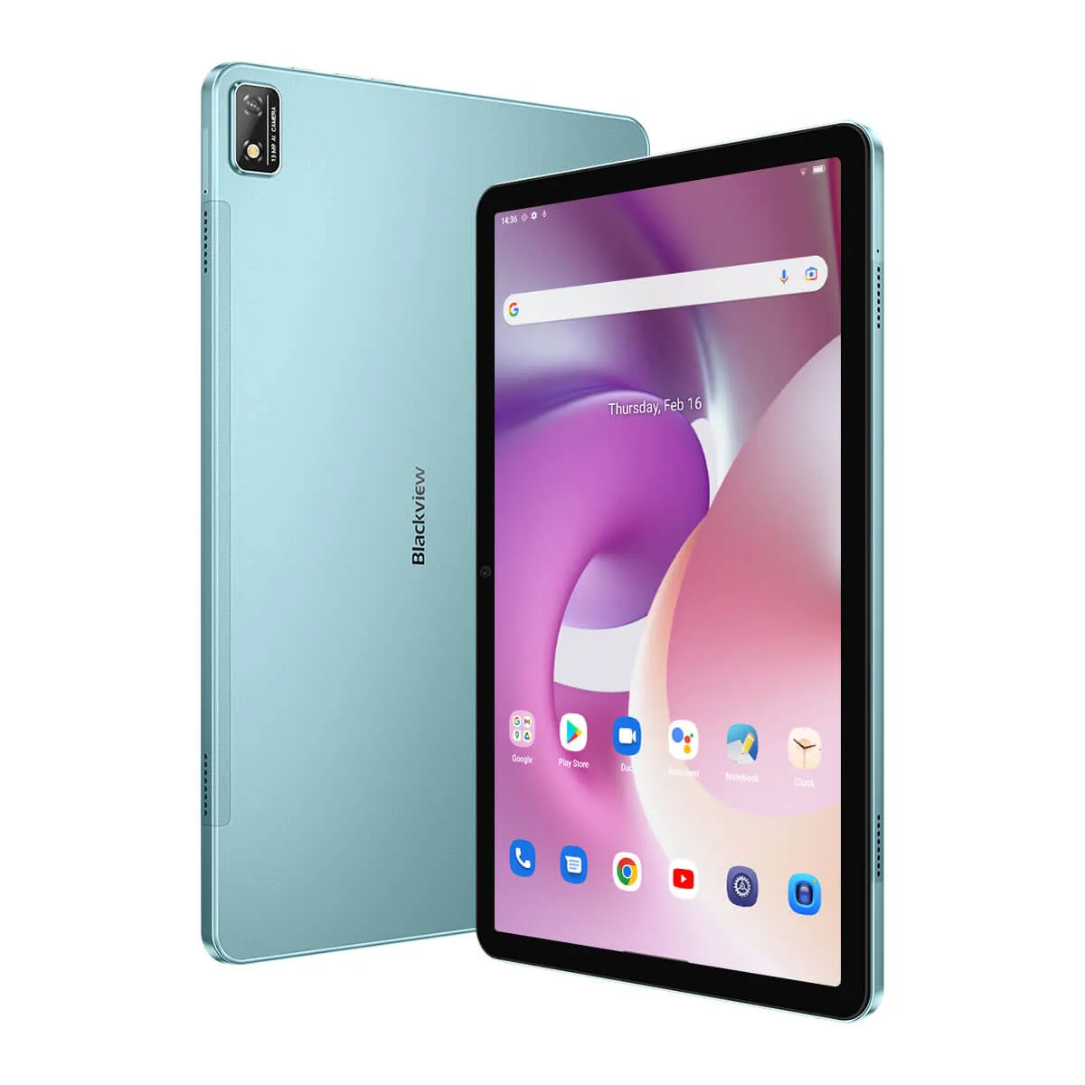 Blackview Tab 16 11-inch 2K FHD  Display Unisoc T616 8GB 256GB 7680mAh Battery Widevine L1 Android Tablet PC