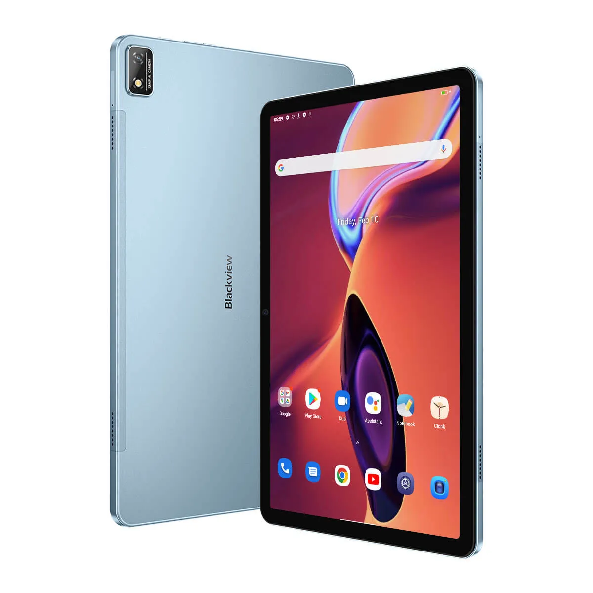 Blackview Tab 16 11-inch 2K FHD  Display Unisoc T616 8GB 256GB 7680mAh Battery Widevine L1 Android Tablet PC
