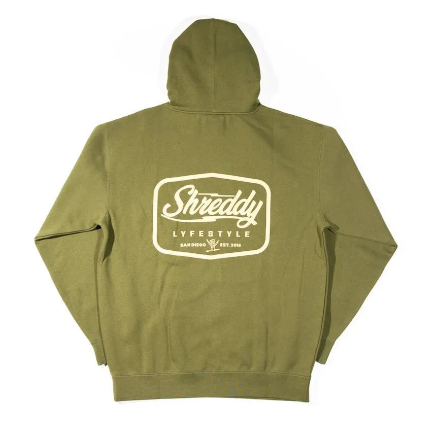 Diamond Hoodie Mil Green (Mens)
