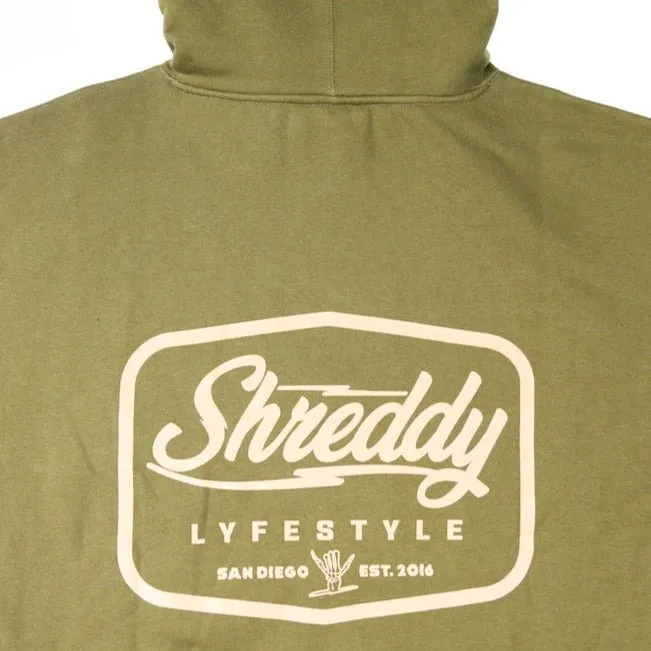 Diamond Hoodie Mil Green (Mens)