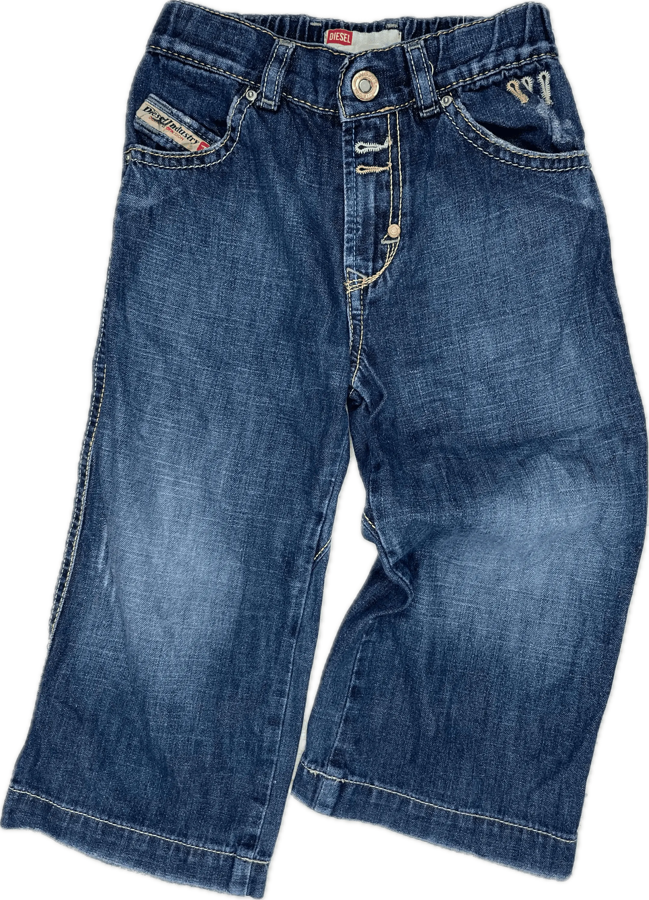 Diesel Toddler Straight Leg Relaxed Fit Jeans - Size 2Y