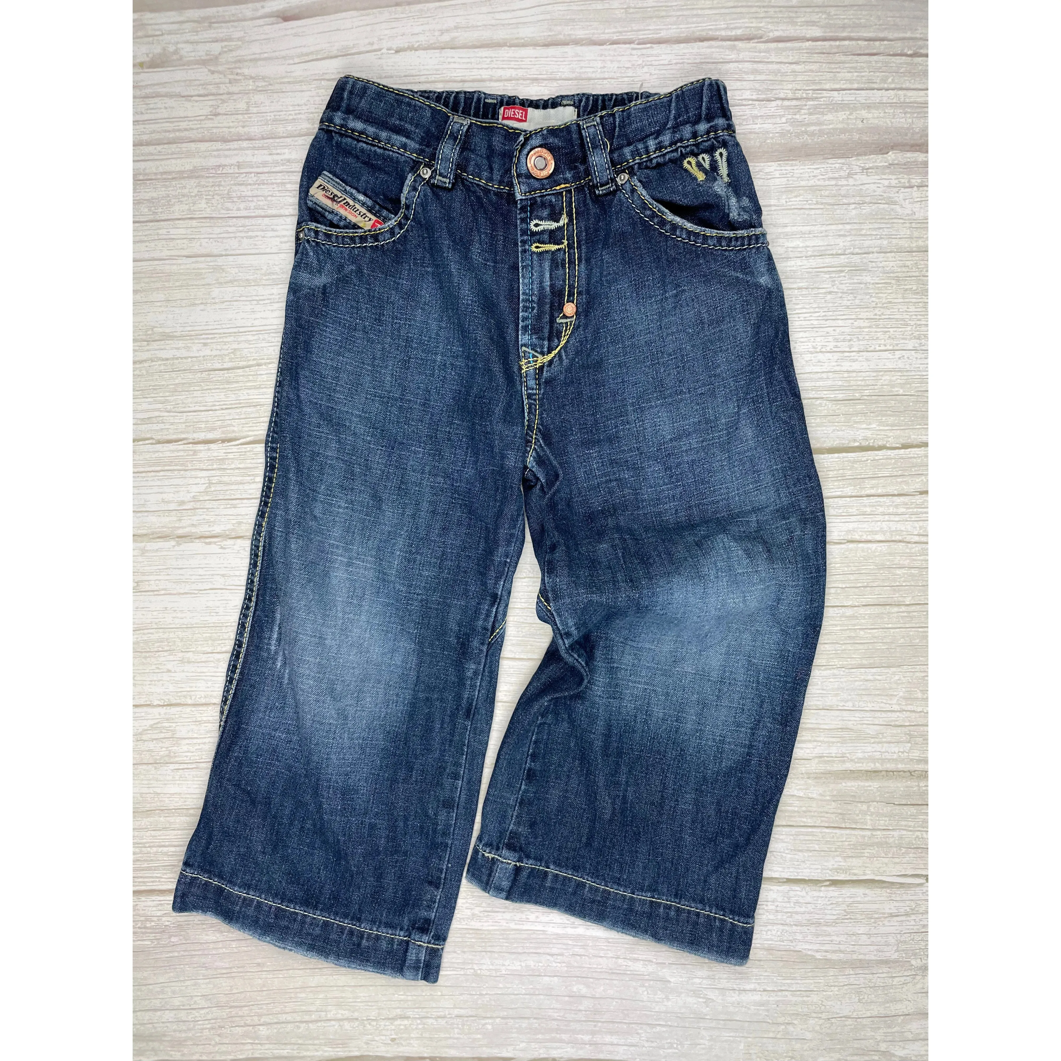 Diesel Toddler Straight Leg Relaxed Fit Jeans - Size 2Y