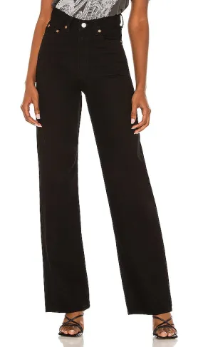 Dr. Denim Echo Straight in Black