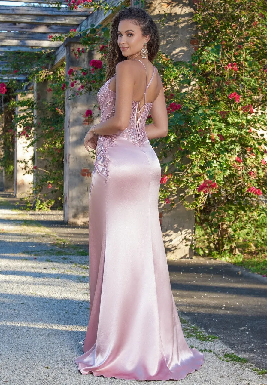 Dusty Pink Ivy Gown