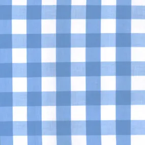 Gingham Check - Light Blue 1"
