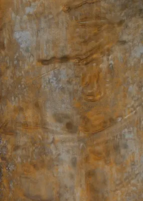 Heavy Metal #0099 // Medium Hand-Painted Canvas Backdrop Painting- Heavy Metal Series