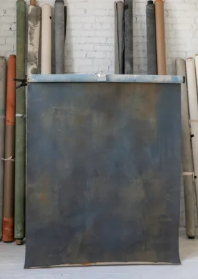 Heavy Metal Gray #0252 // Small Double-Sided Hand-Painted Canvas Backdrop