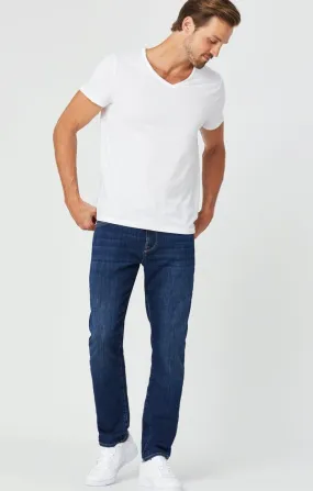MATT RELAXED STRAIGHT LEG IN DARK FEATHER BLUE