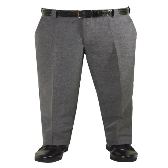 [P17-46-CUSTOMIZED] Professional Uniform Slacks - Heather Gray Twill Weave