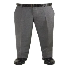 [P17-46-CUSTOMIZED] Professional Uniform Slacks - Heather Gray Twill Weave