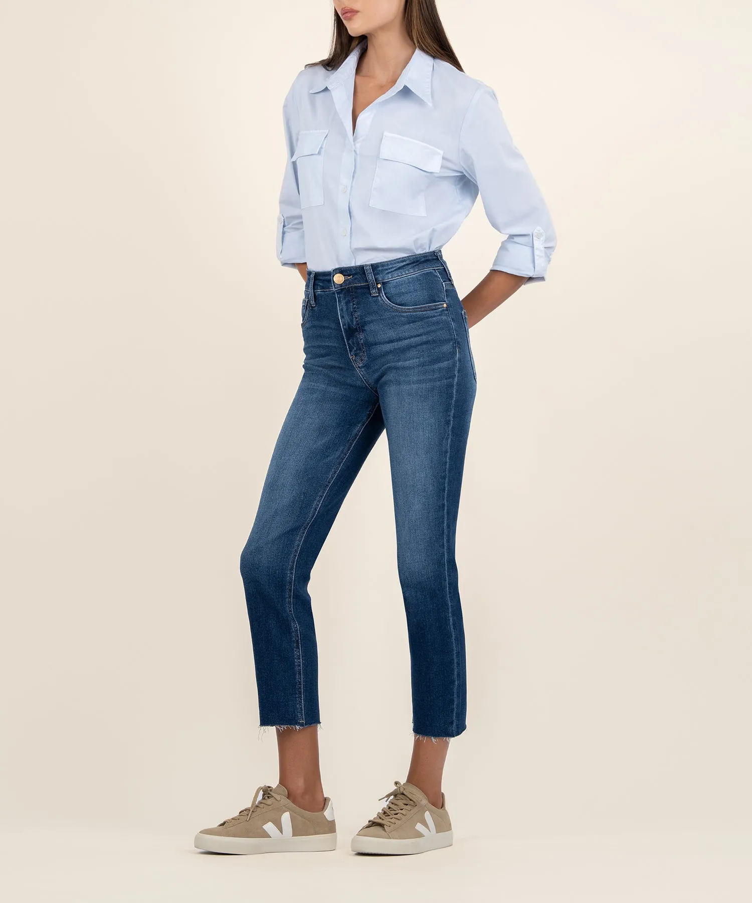 Rachael High Rise Mom Jean, Petite