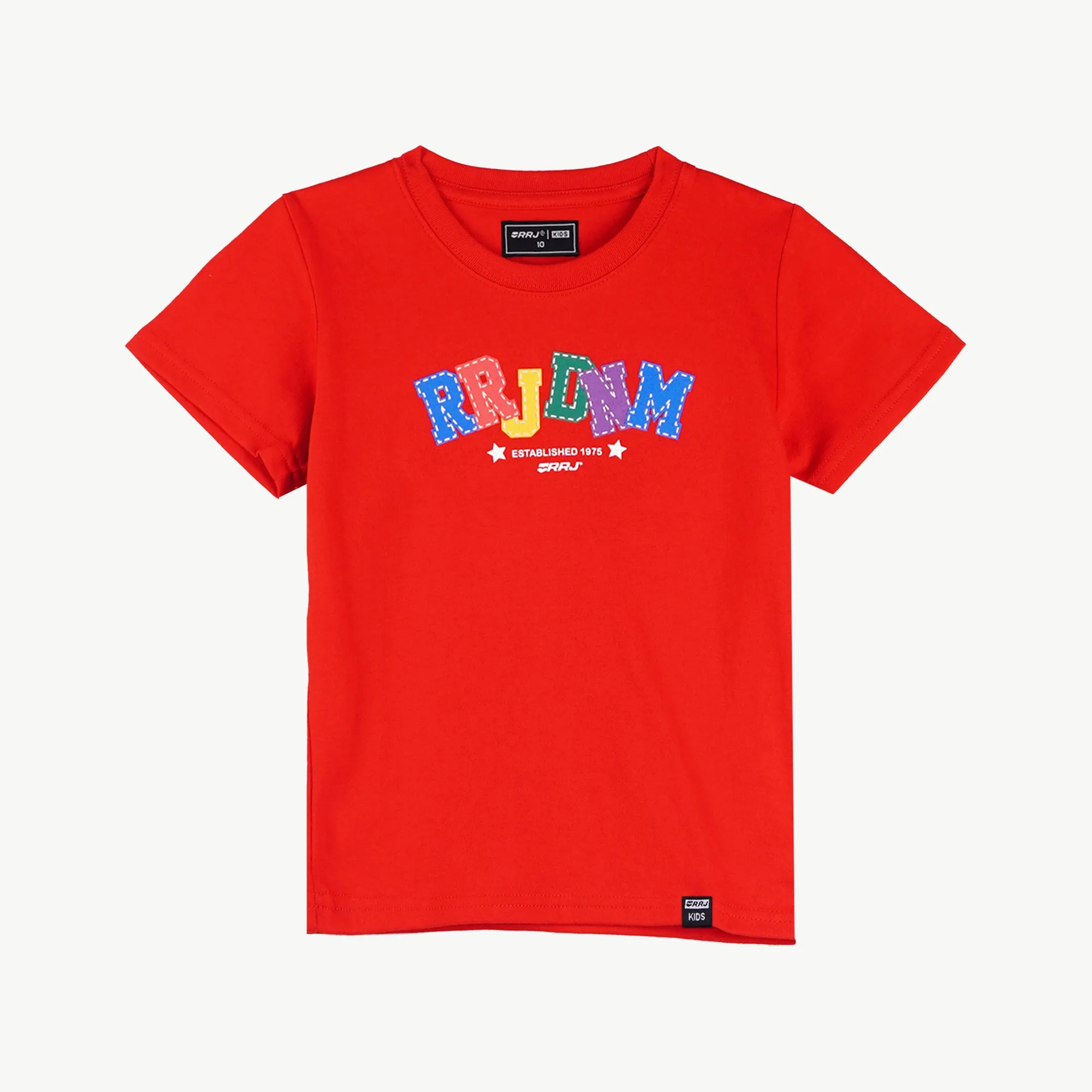 RRJ Children's Basic Tees for Kids Regular Fitting Boys Kids t-Shirt Trendy fashion Casual Top T-shirt for Boys Kids 156633-U (Red)