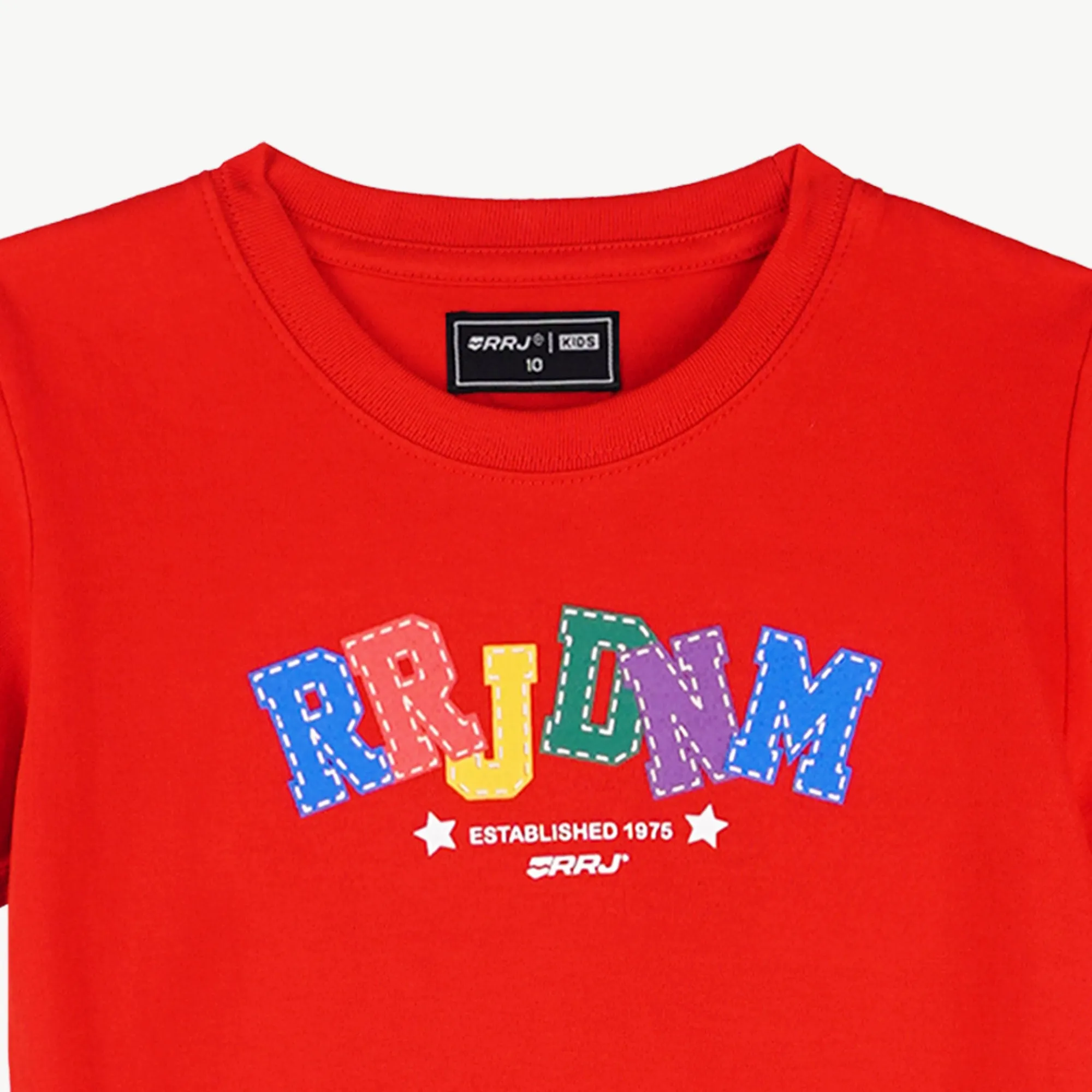 RRJ Children's Basic Tees for Kids Regular Fitting Boys Kids t-Shirt Trendy fashion Casual Top T-shirt for Boys Kids 156633-U (Red)
