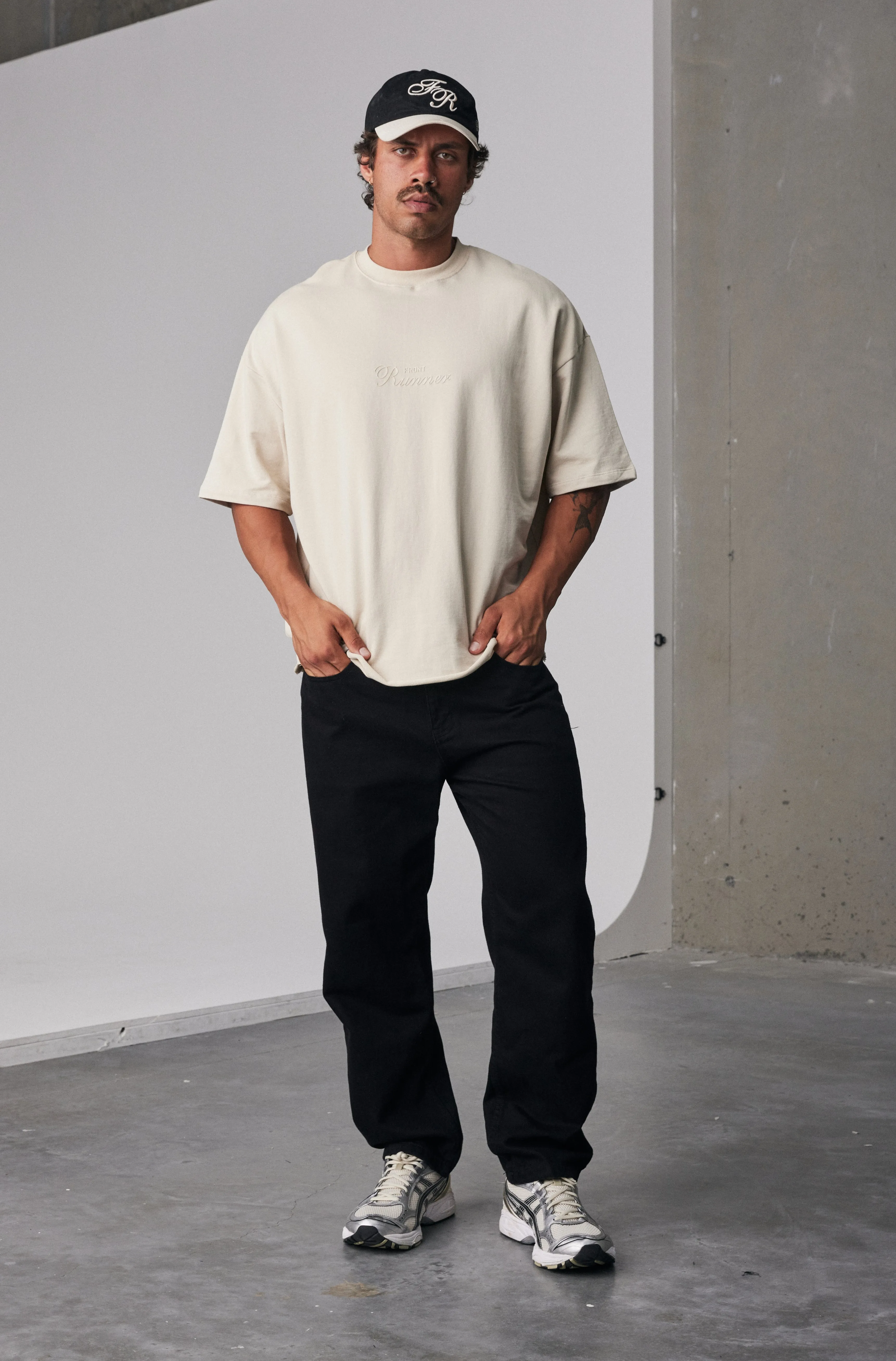 Straight Leg Denim - Black